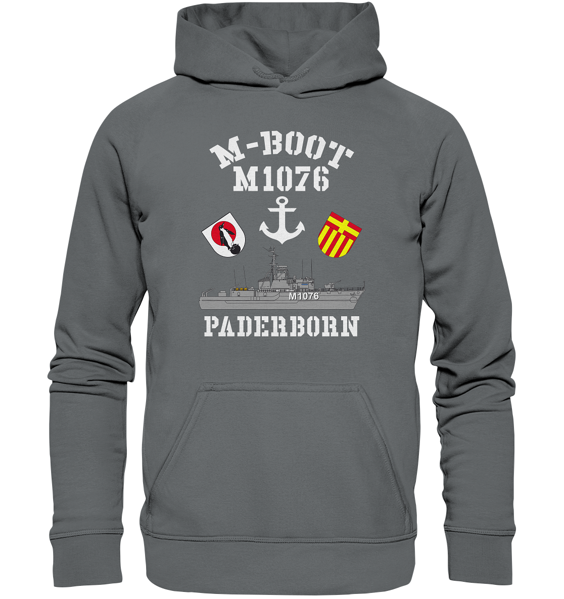 M-Boot M1076 PADERBORN Anker (HL) - Basic Unisex Hoodie