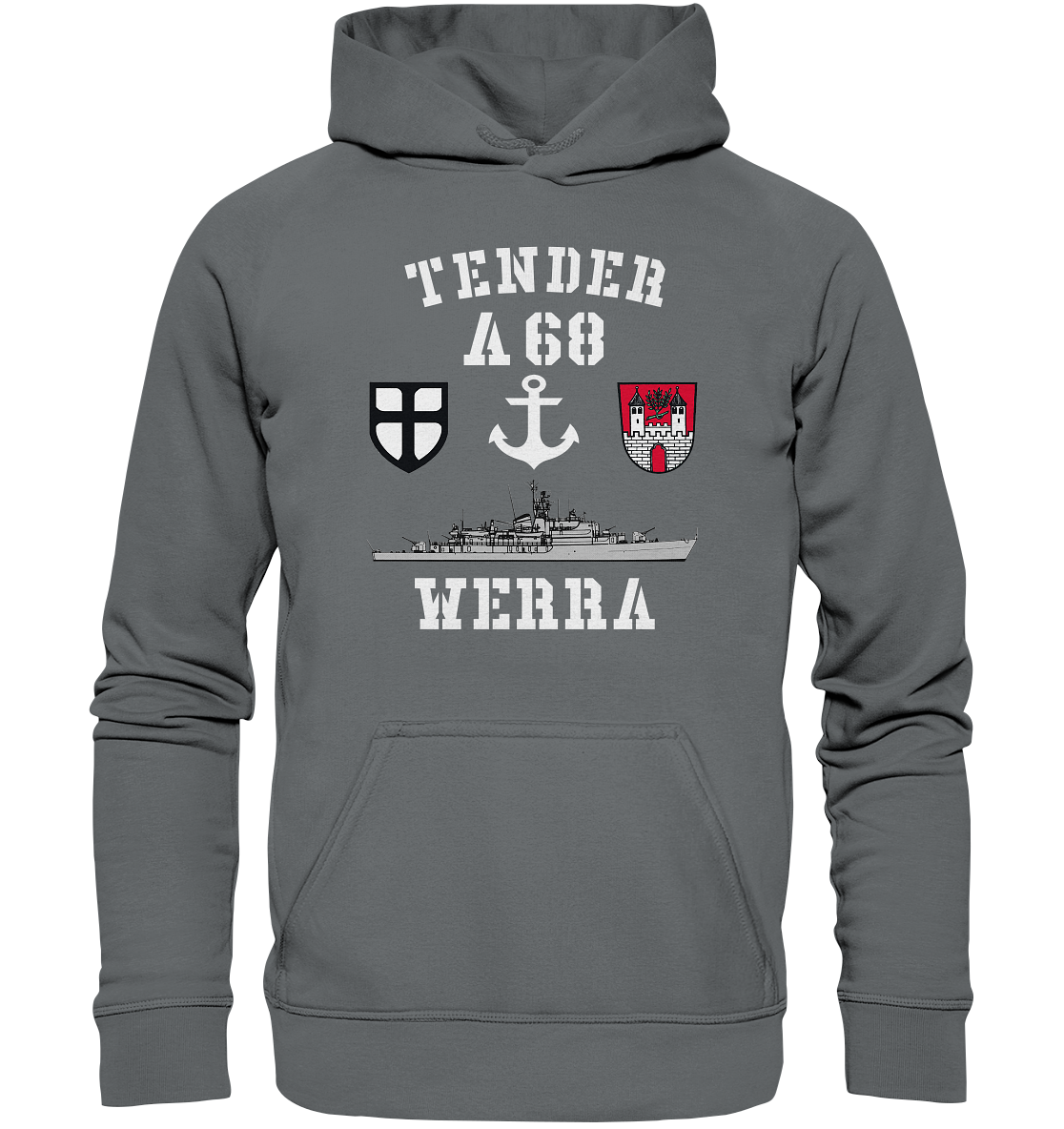 Tender A68 WERRA 7.SG Anker - Basic Unisex Hoodie
