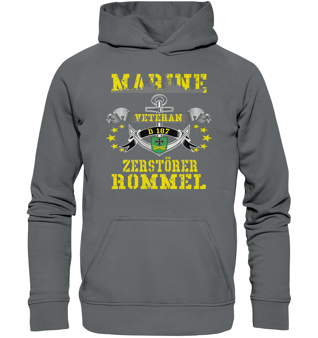 Zerstörer D187 ROMMEL Marine Veteran - Basic Unisex Hoodie