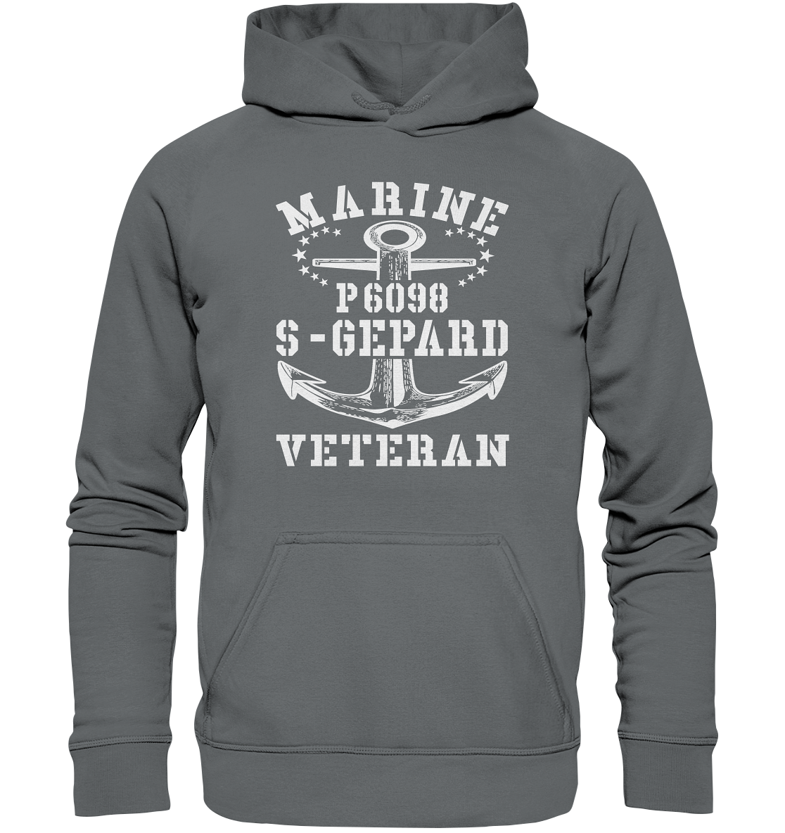 P6098 S-GEPARD Marine Veteran - Basic Unisex Hoodie