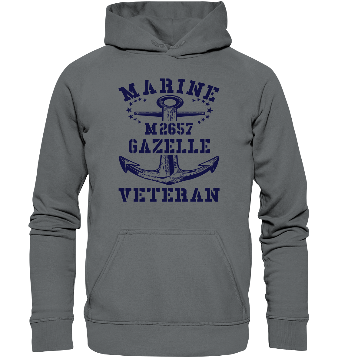 BiMi M2657 GAZELLE Marine Veteran - Basic Unisex Hoodie