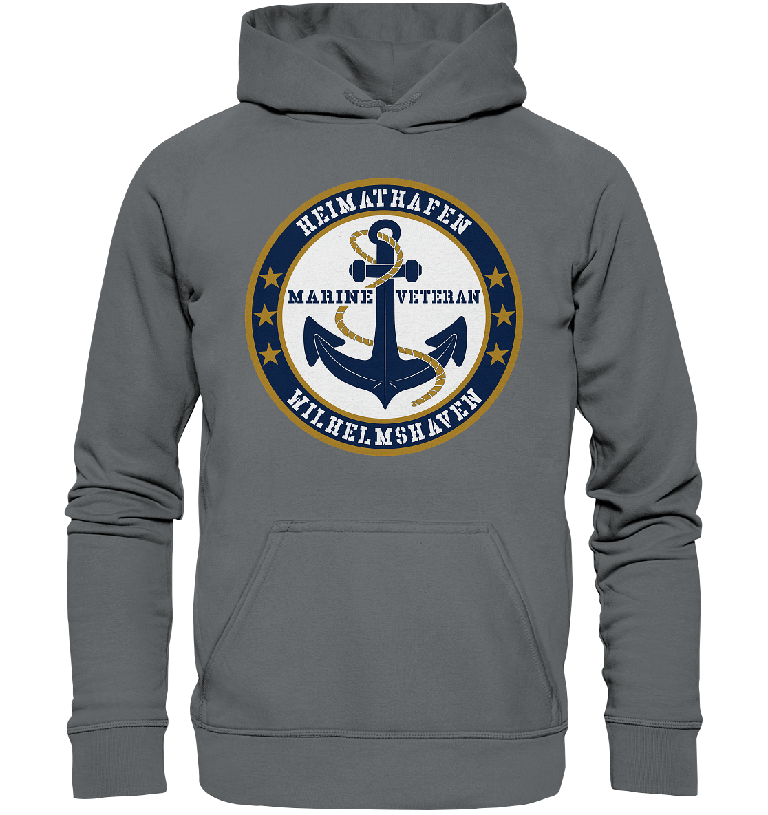 Marine Veteran Heimathafen WILHELMSHAVEN - Basic Unisex Hoodie