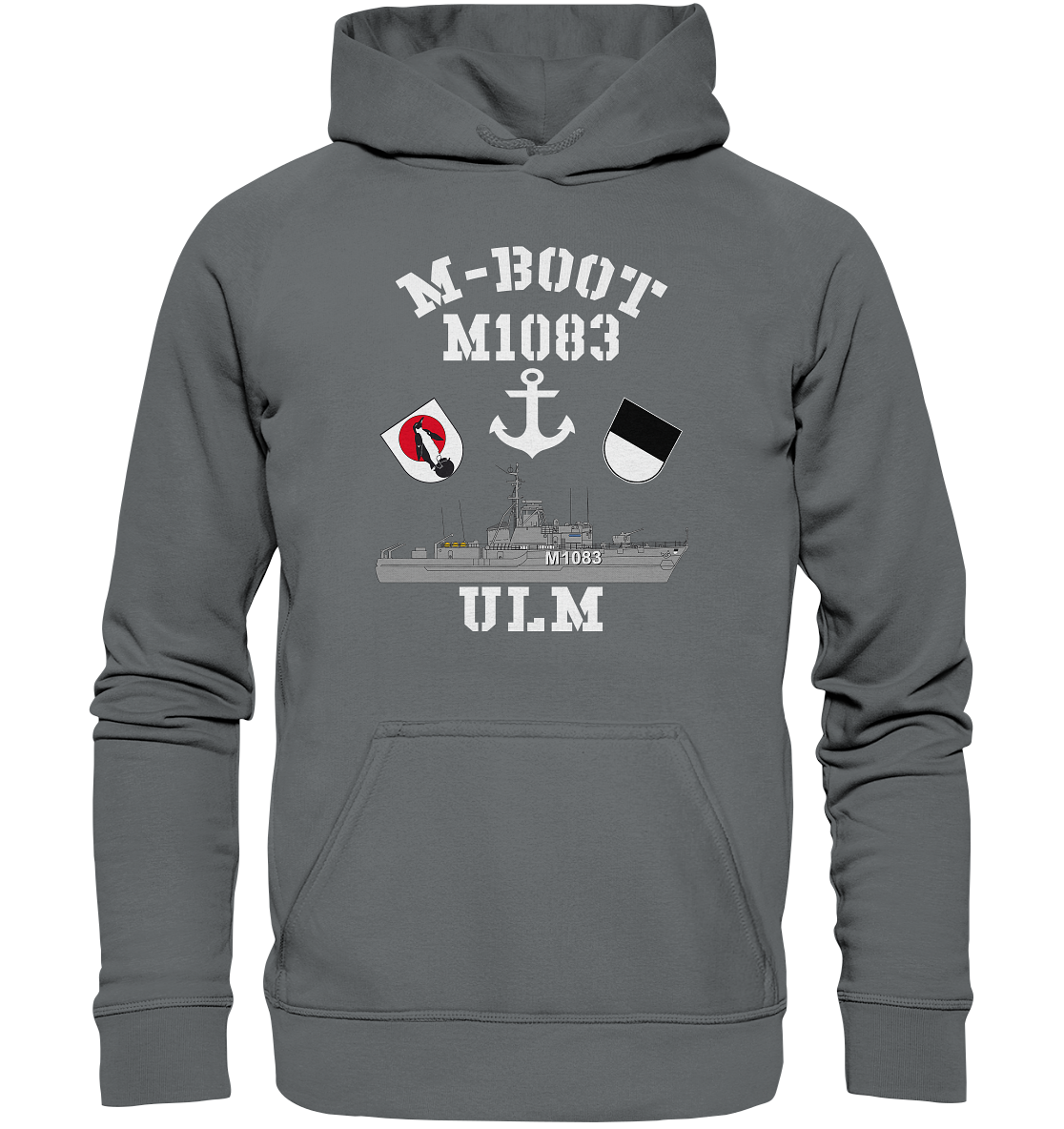 M-Boot M1083 ULM Anker - Basic Unisex Hoodie