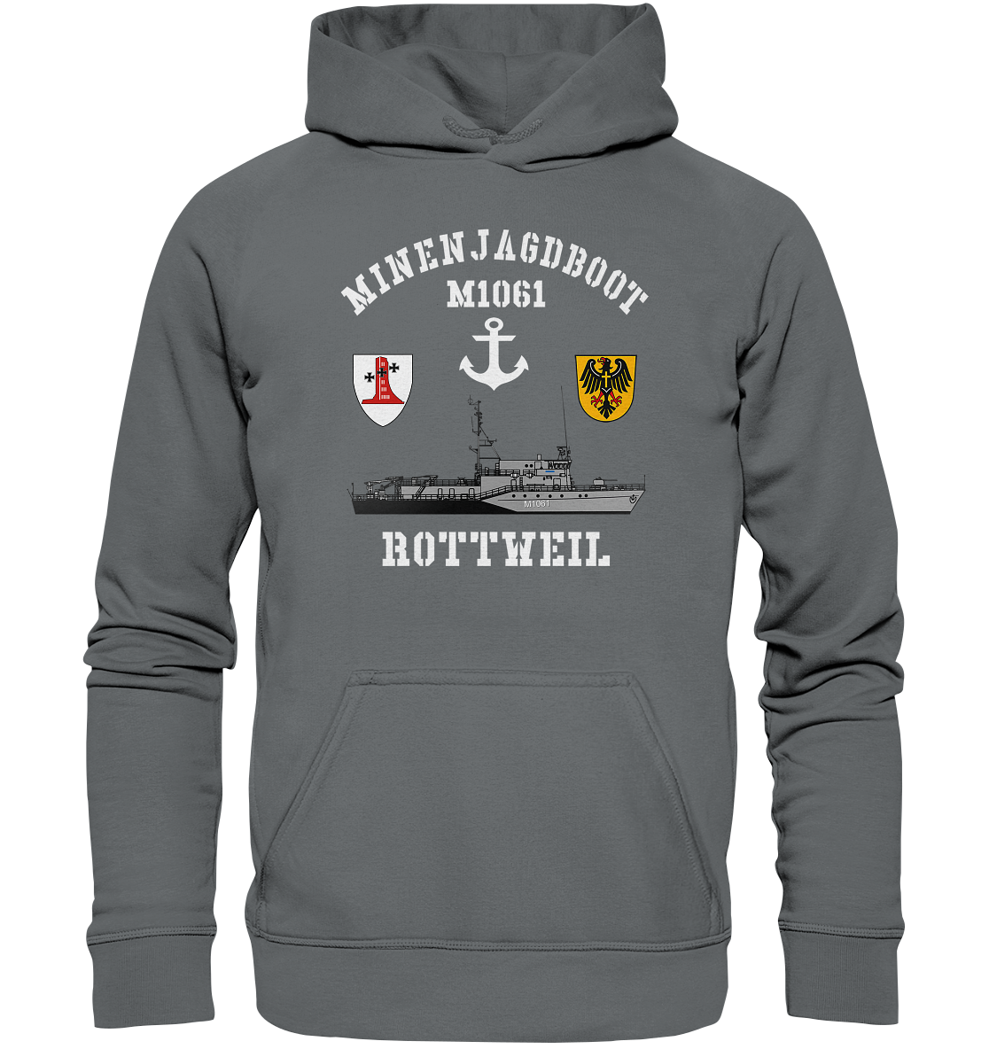 Mij.-Boot M1061 ROTTWEIL Anker 1.MSG - Basic Unisex Hoodie