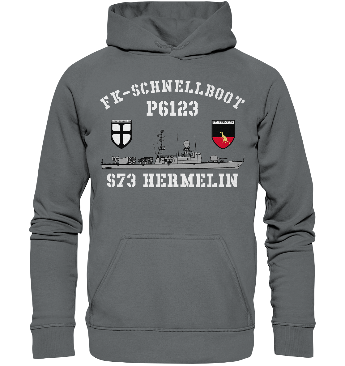 P6123 S73 HERMELIN 7.SG - Basic Unisex Hoodie