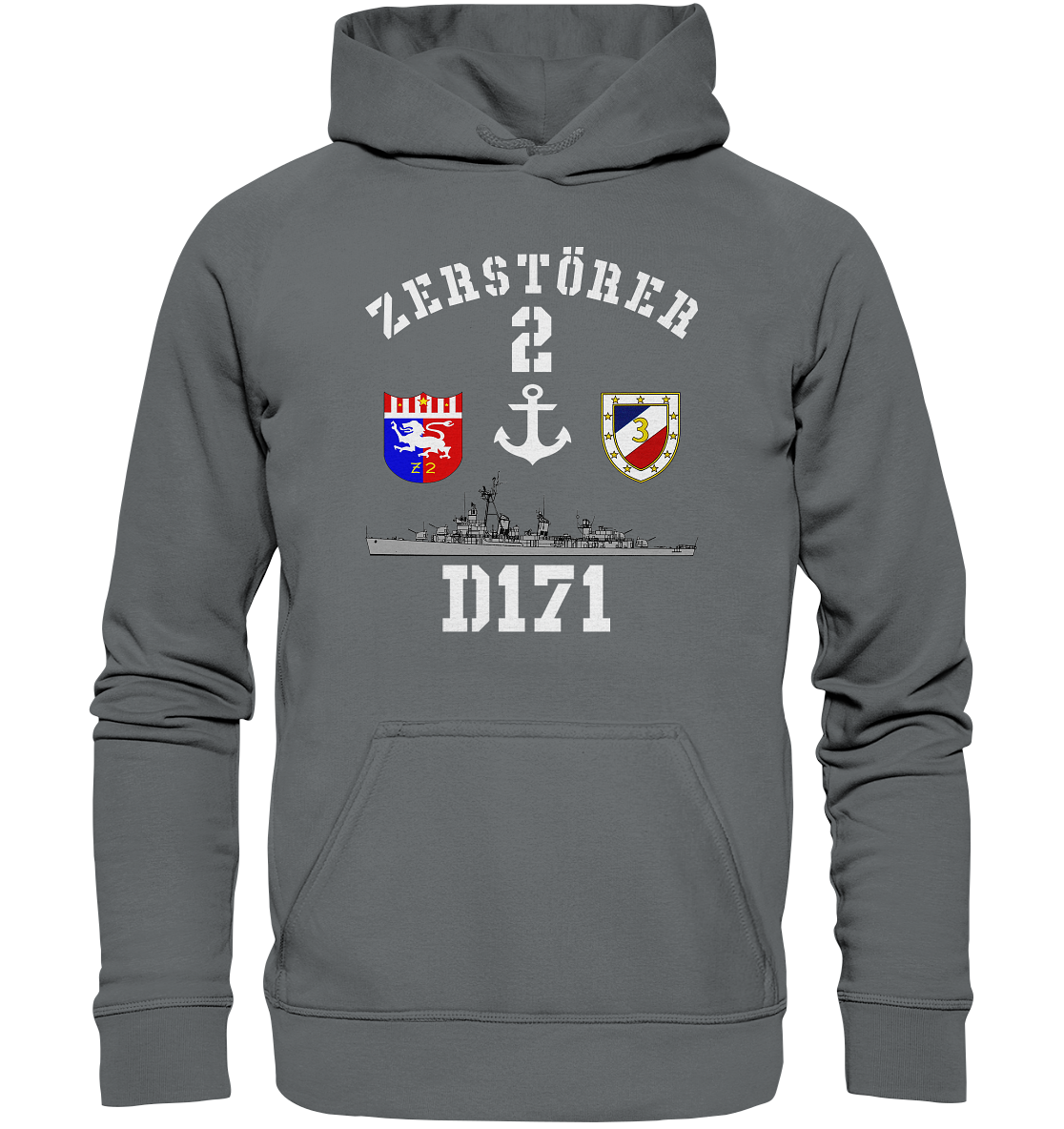 D171 ZERSTÖRER 2 Anker - Basic Unisex Hoodie