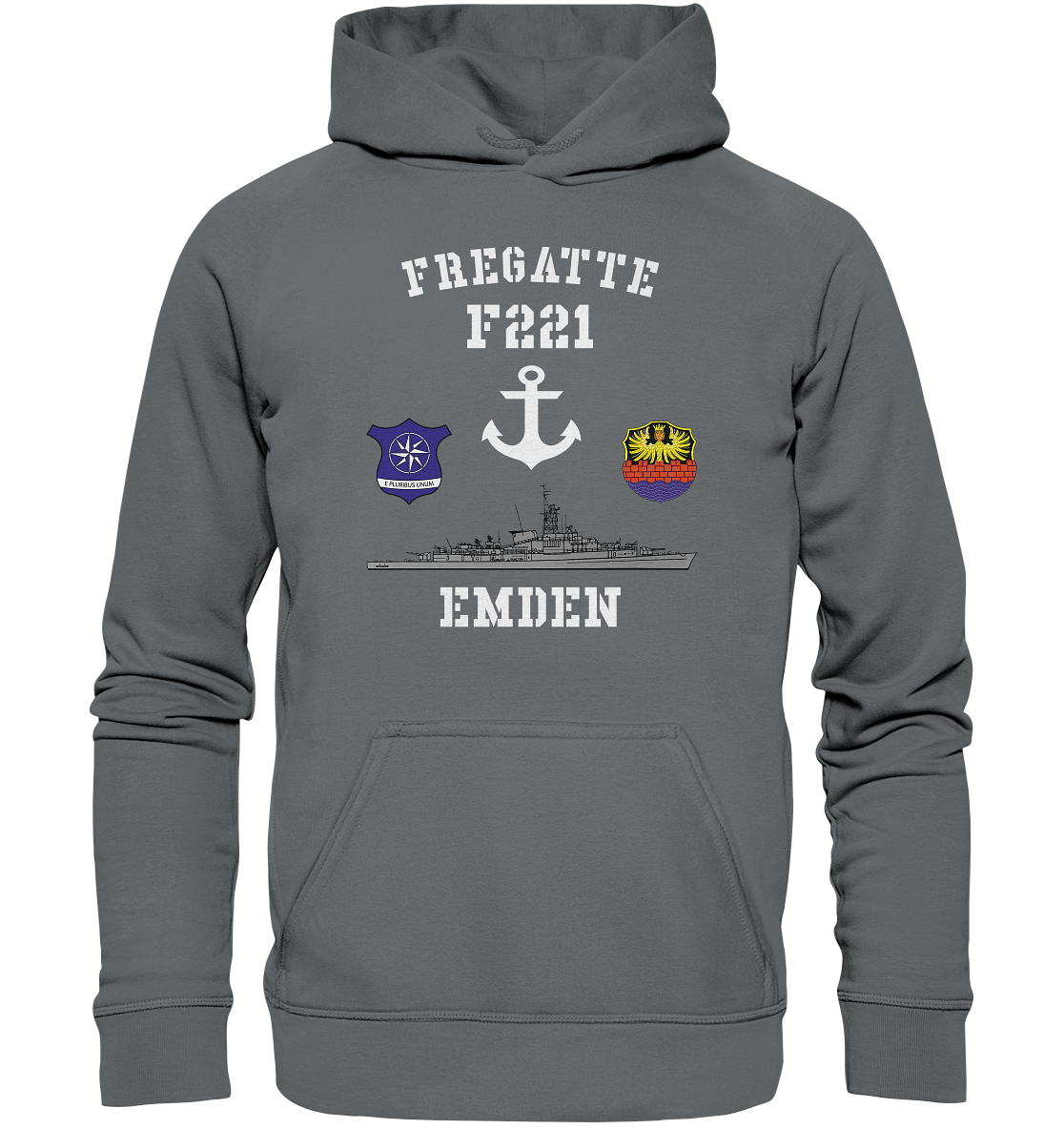 Fregatte F221 EMDEN Anker - Basic Unisex Hoodie