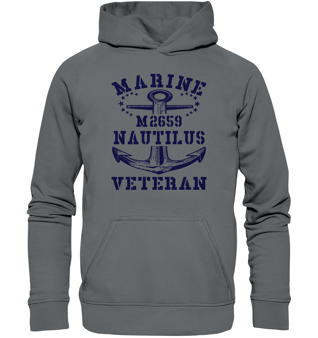BiMi M2659 NAUTILUS Marine Veteran - Basic Unisex Hoodie