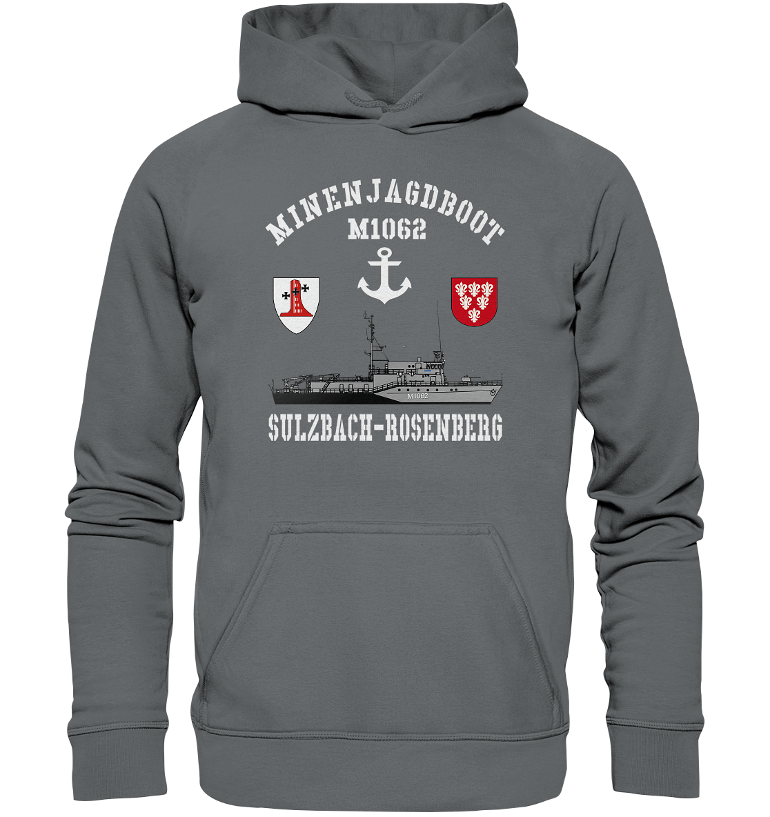 Mij.-Boot M1062 SULZBACH-ROSENBERG Anker 1.MSG - Basic Unisex Hoodie