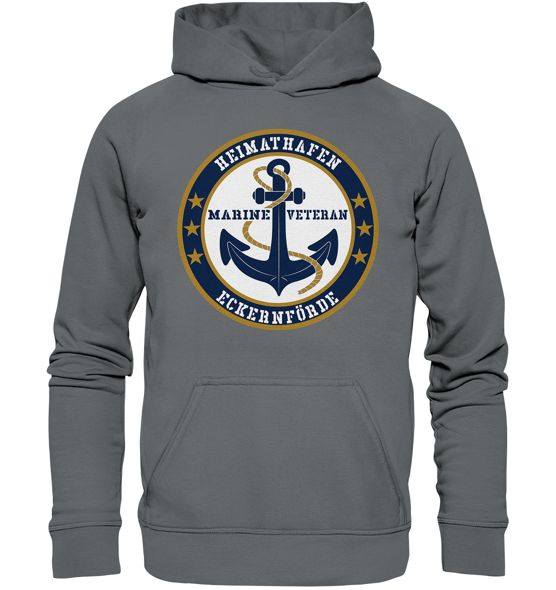 Marine Veteran Heimathafen ECKERNFÖRDE - Basic Unisex Hoodie