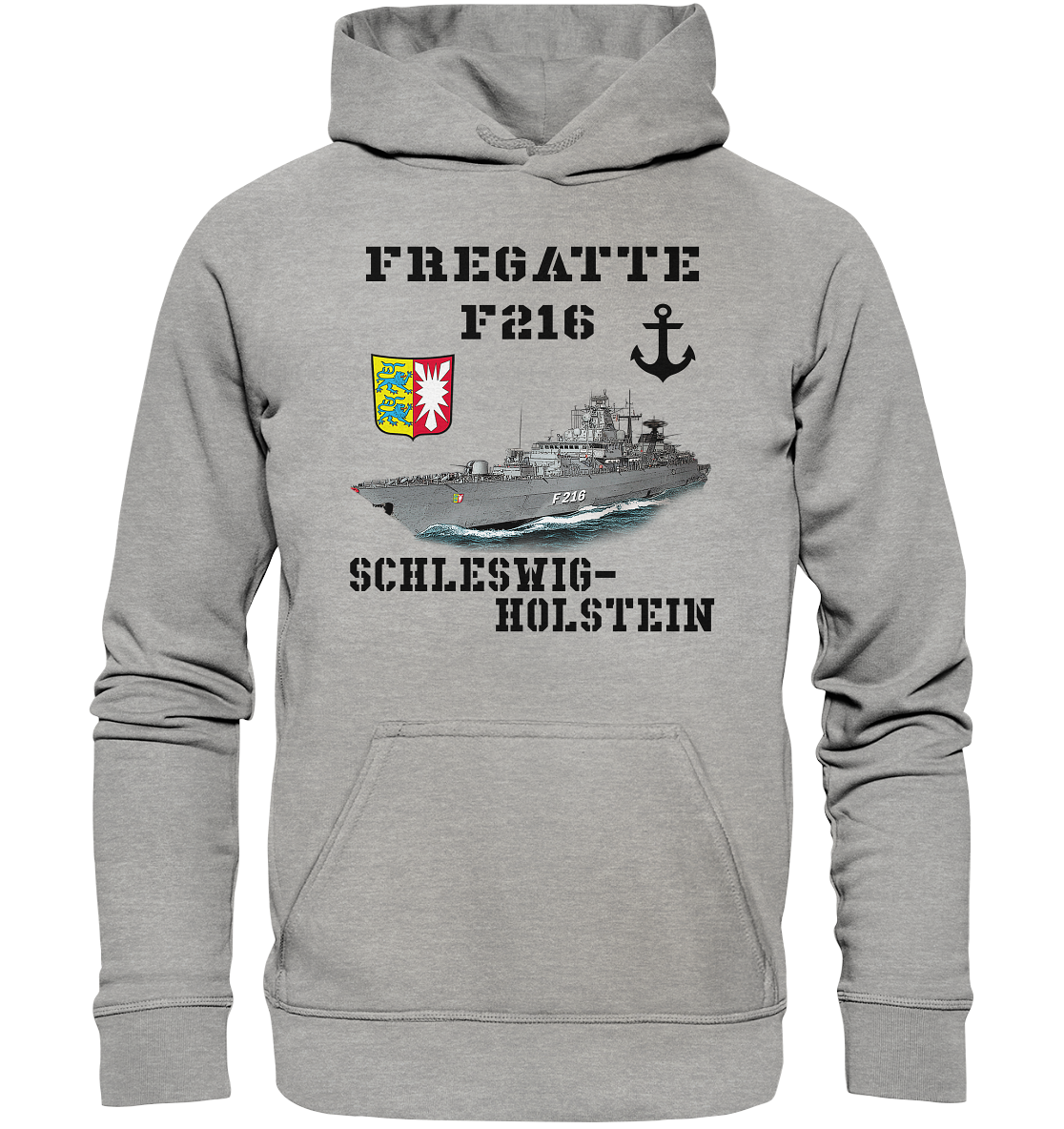 F216 Fregatte SCHLESWIG-HOLSTEIN - Basic Unisex Hoodie