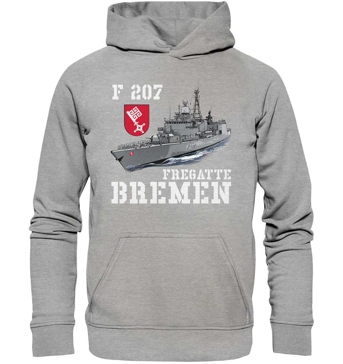 F207 Fregatte BREMEN - Basic Unisex Hoodie