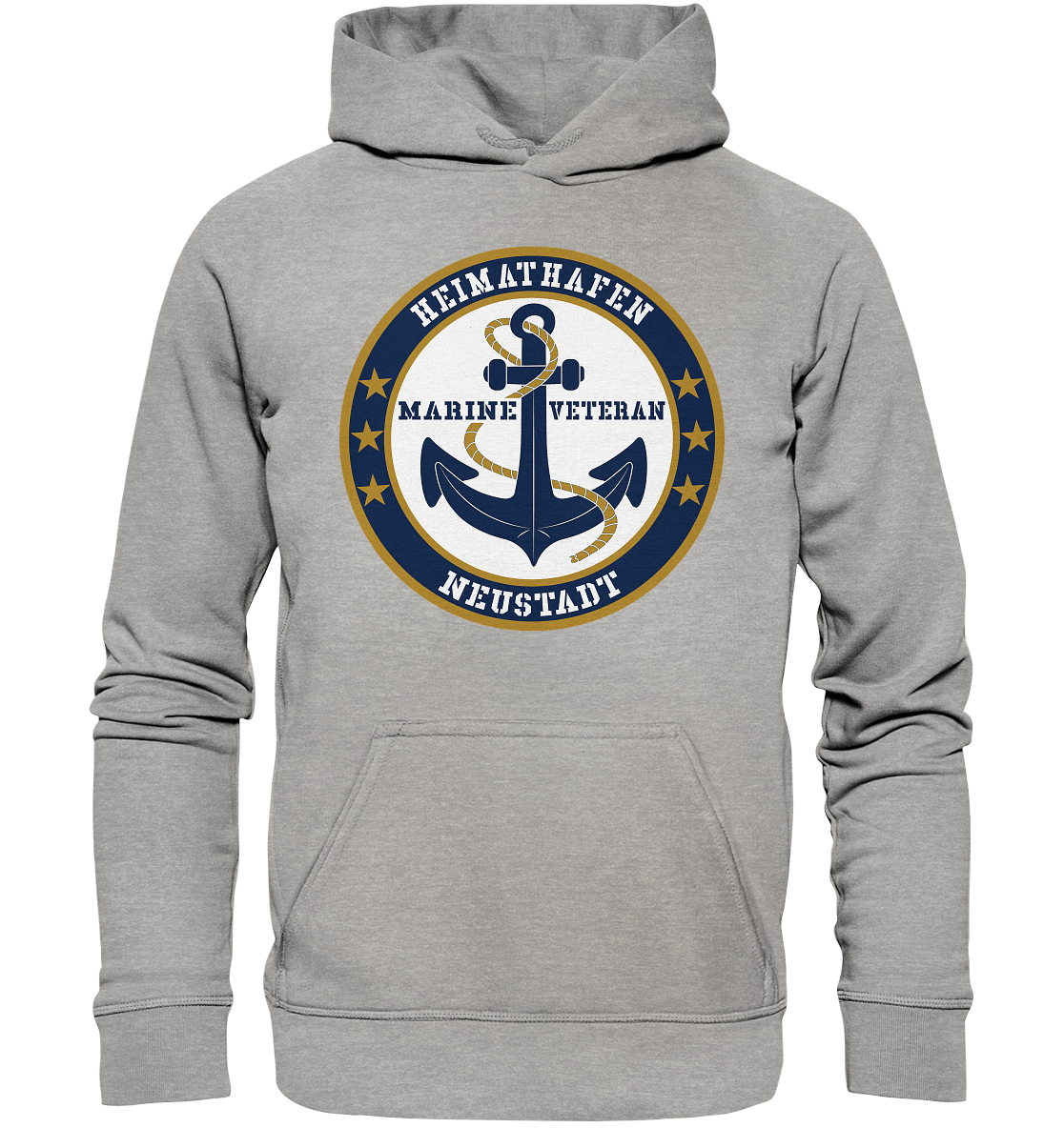 Marine Veteran Heimathafen NEUSTADT - Basic Unisex Hoodie