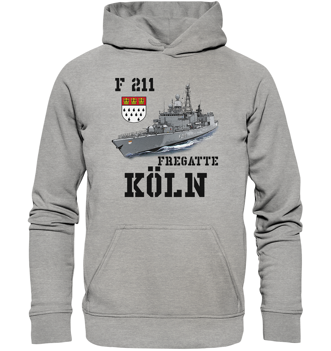 F211 Fregatte KÖLN - Basic Unisex Hoodie
