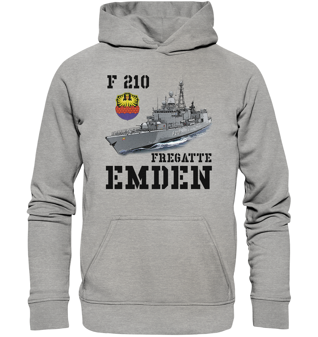 F210 Fregatte EMDEN - Basic Unisex Hoodie
