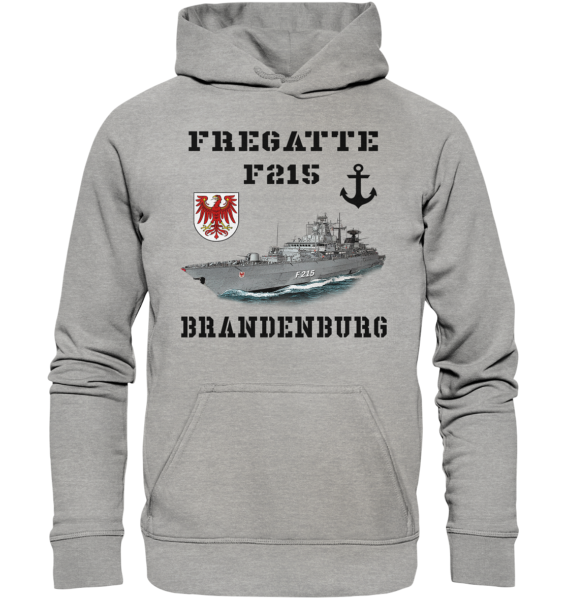 F215 Fregatte BRANDENBURG - Basic Unisex Hoodie