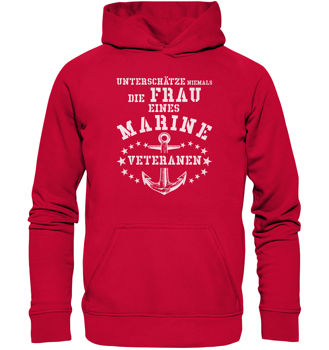 Unterschätze niemals die Frau.... - Basic Unisex Hoodie