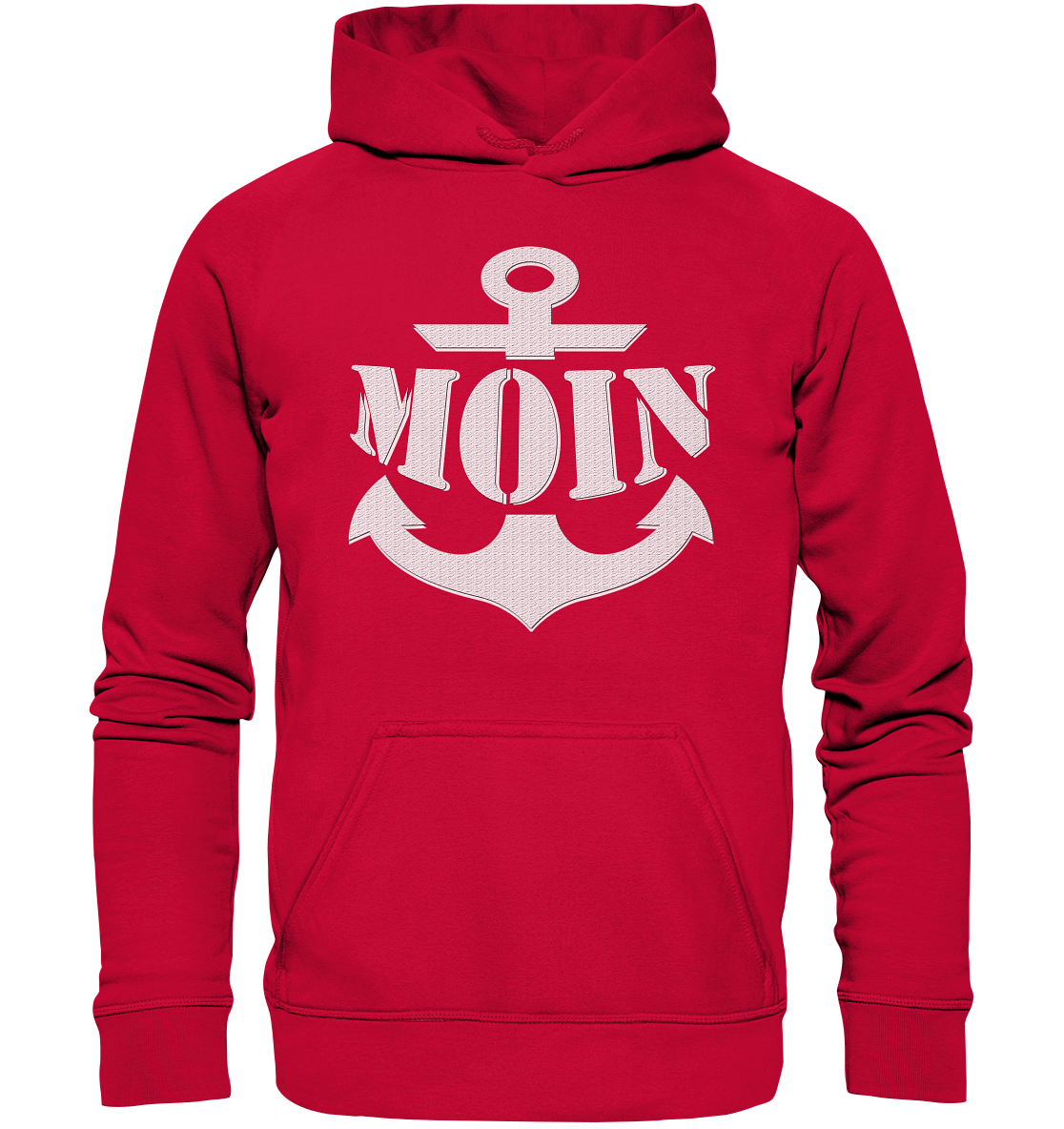 MOIN Anker weiß - Basic Unisex Hoodie