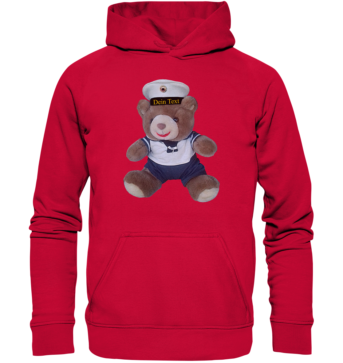 Teddy DEIN TEXT - Basic Unisex Hoodie
