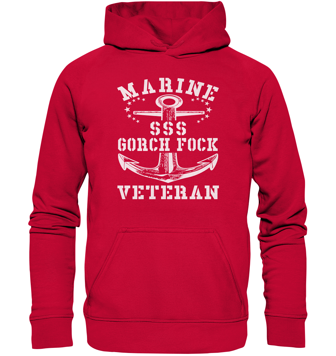SSS GORCH FOCK MARINE VETERAN - Basic Unisex Hoodie