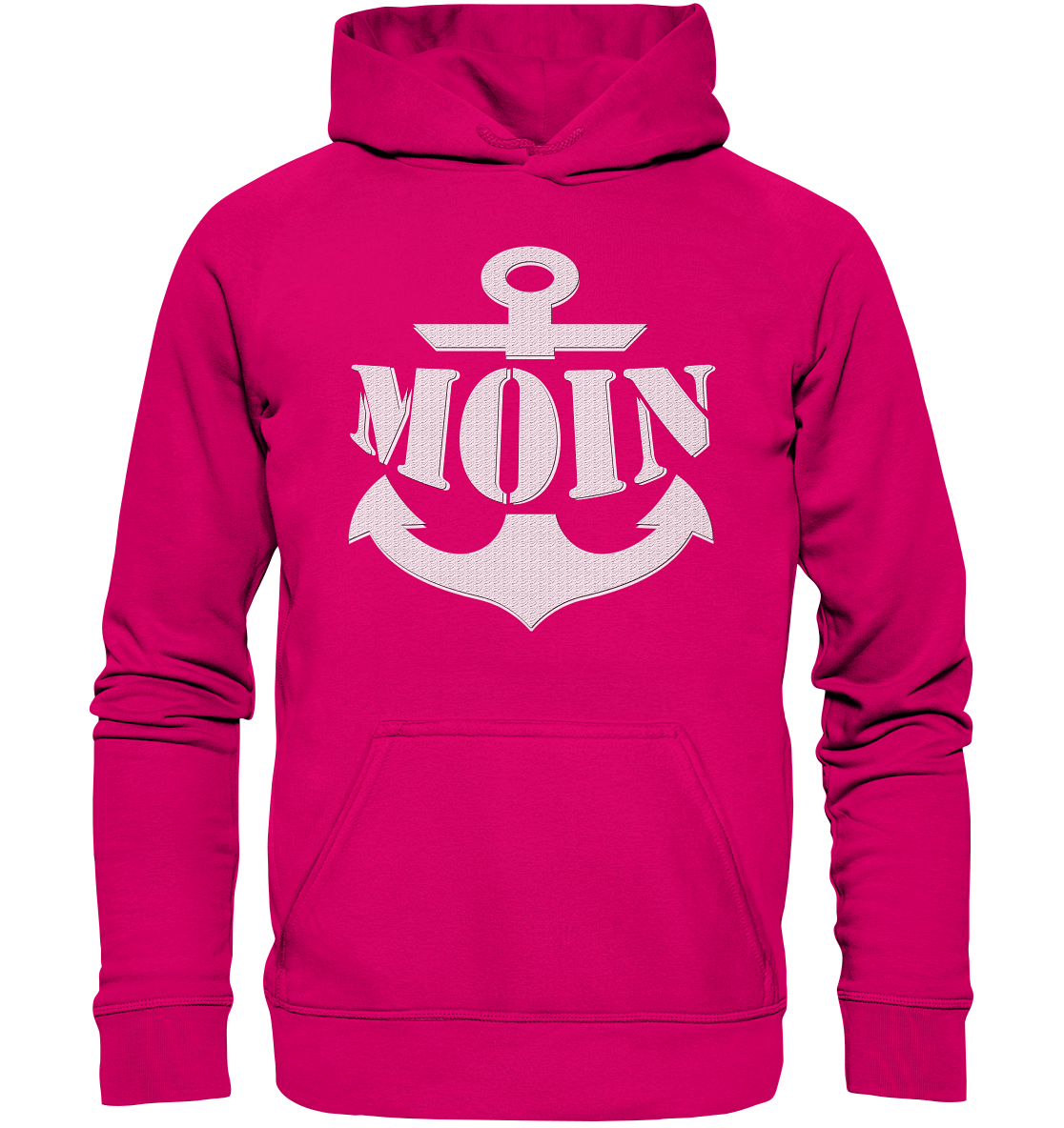 MOIN Anker weiß - Basic Unisex Hoodie