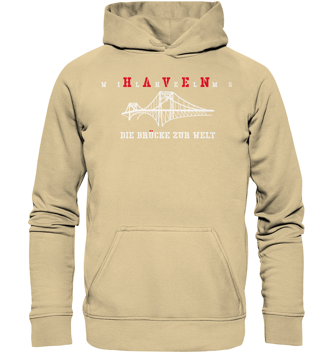 WILHELMSHAVEN - Die Brücke zur Welt - Basic Unisex Hoodie