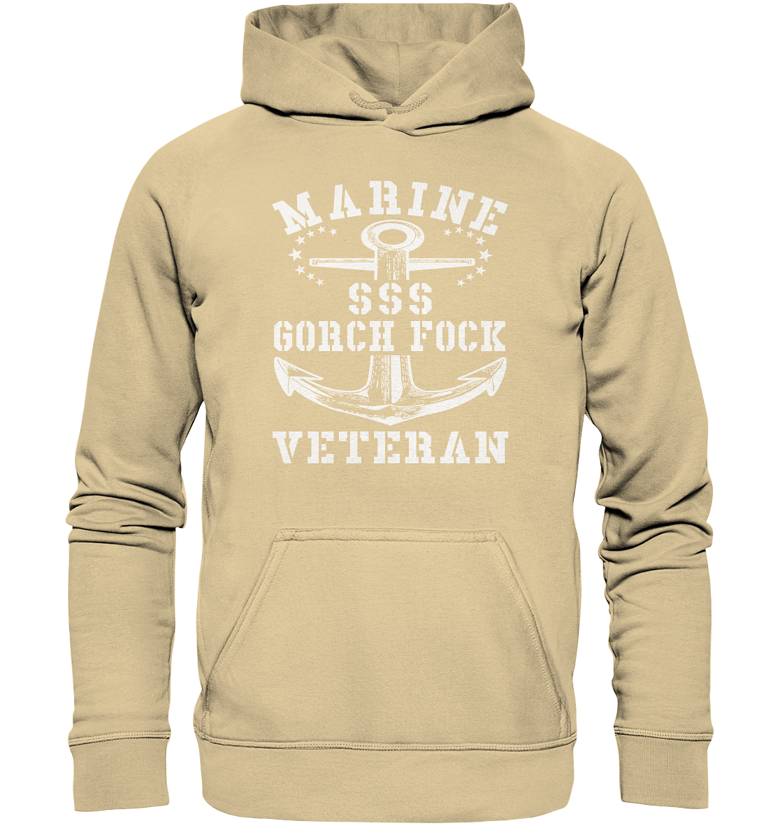SSS GORCH FOCK MARINE VETERAN - Basic Unisex Hoodie