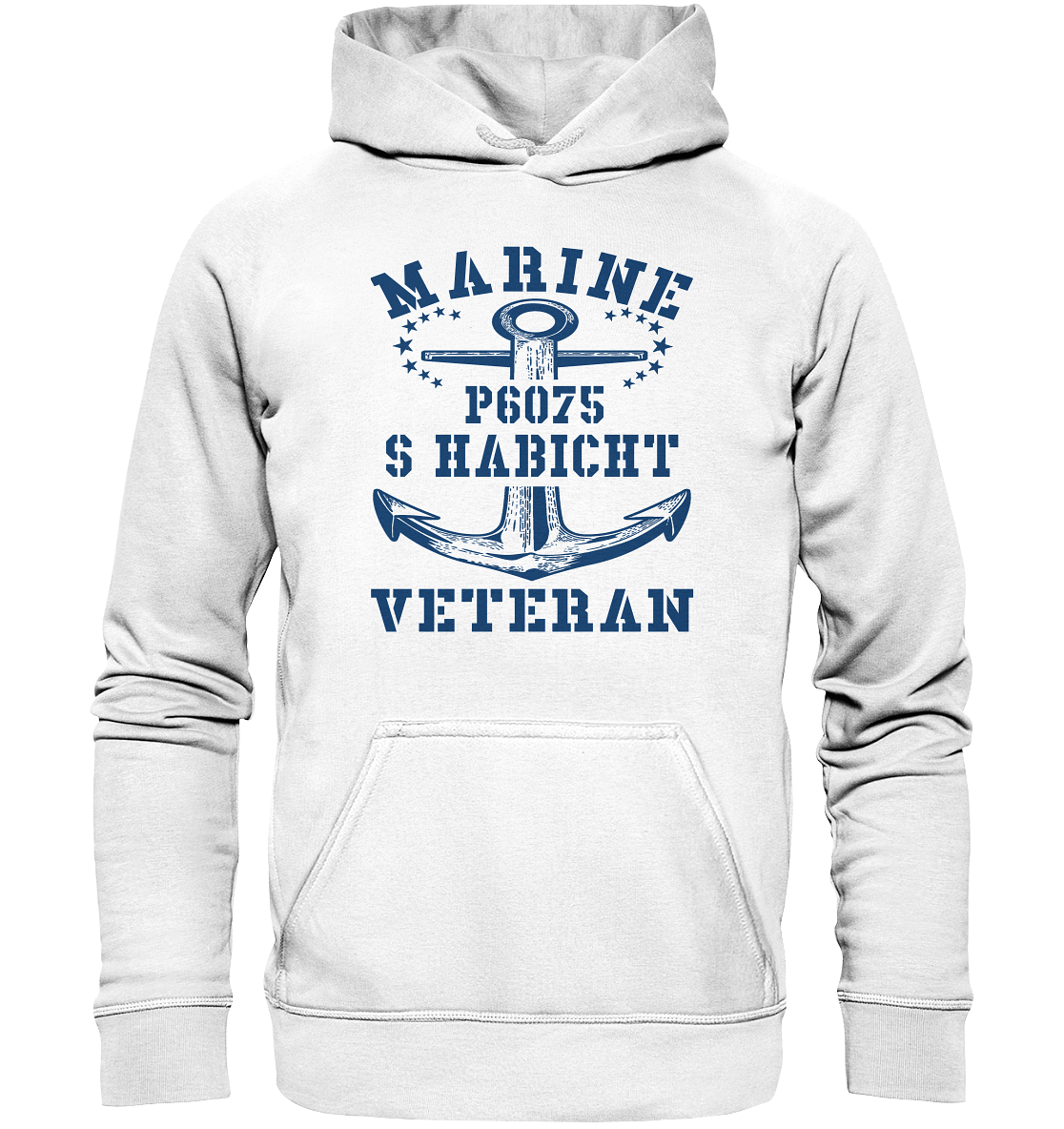 P6075 S HABICHT Marine Veteran - Basic Unisex Hoodie