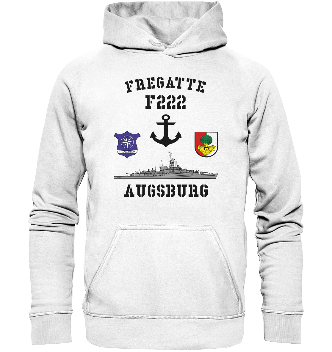 Fregatte F222 AUGSBURG Anker - Basic Unisex Hoodie