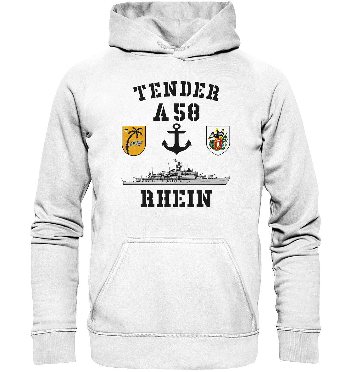 Tender A58 RHEIN 3.SG ANKER - Basic Unisex Hoodie