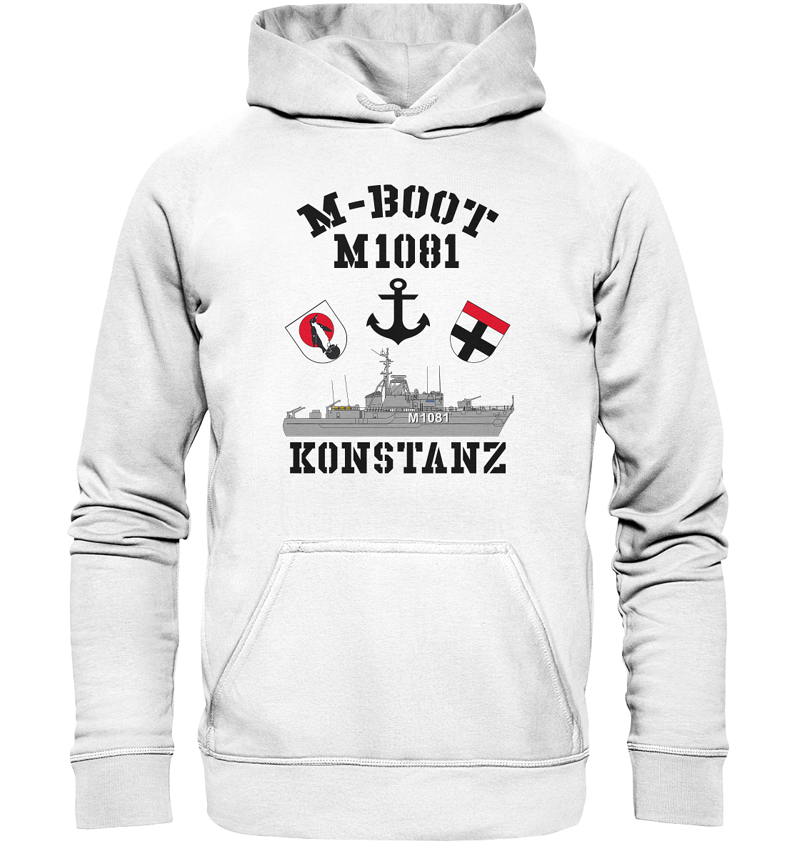 M-Boot M1081 KONSTANZ Anker (HL) - Basic Unisex Hoodie