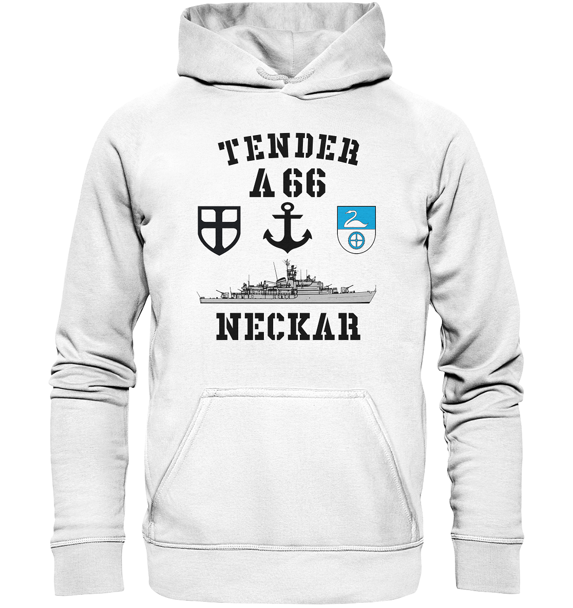 Tender A66 NECKAR 7.SG ANKER - Basic Unisex Hoodie