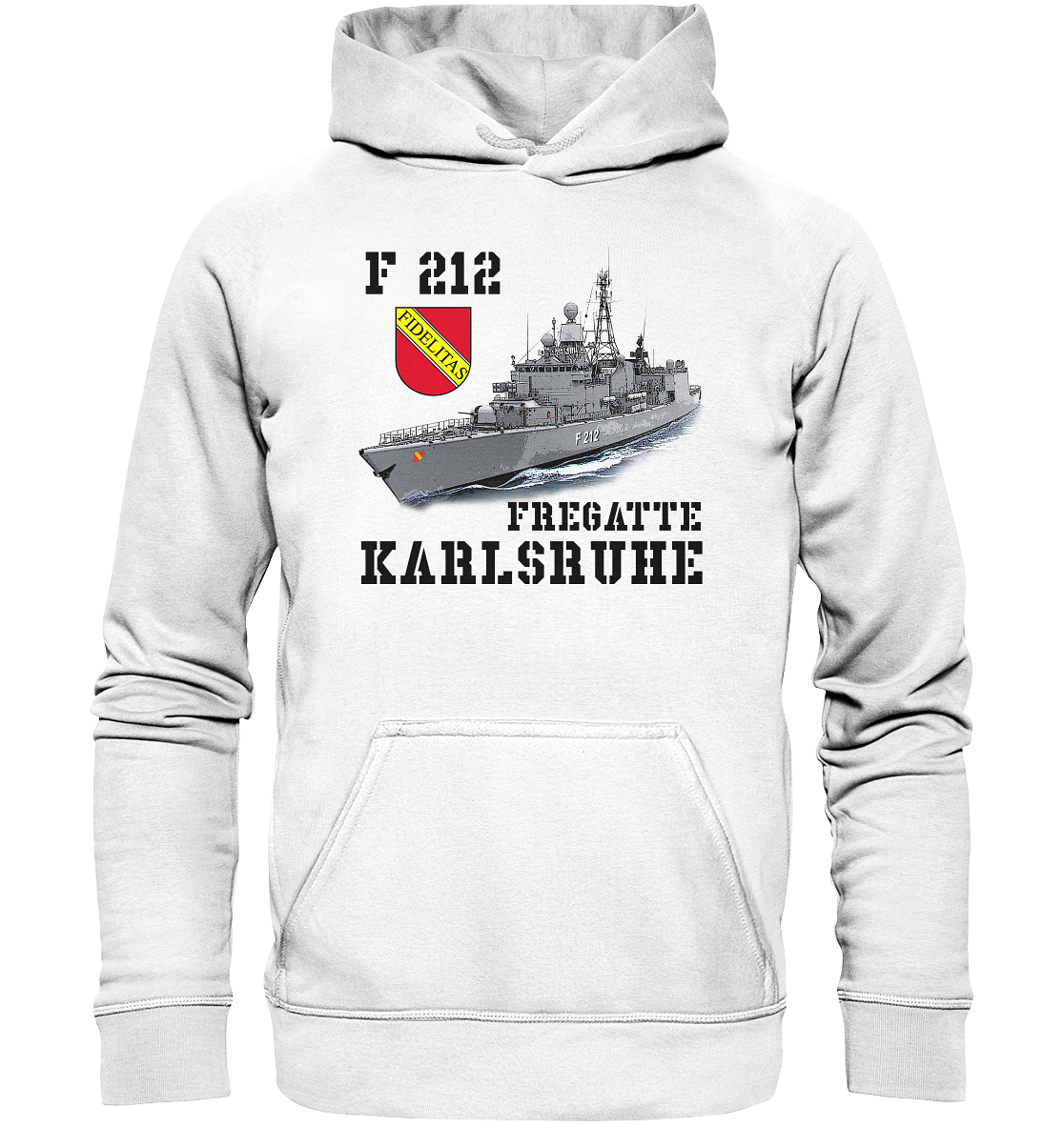 F212 Fregatte KARLSRUHE - Basic Unisex Hoodie