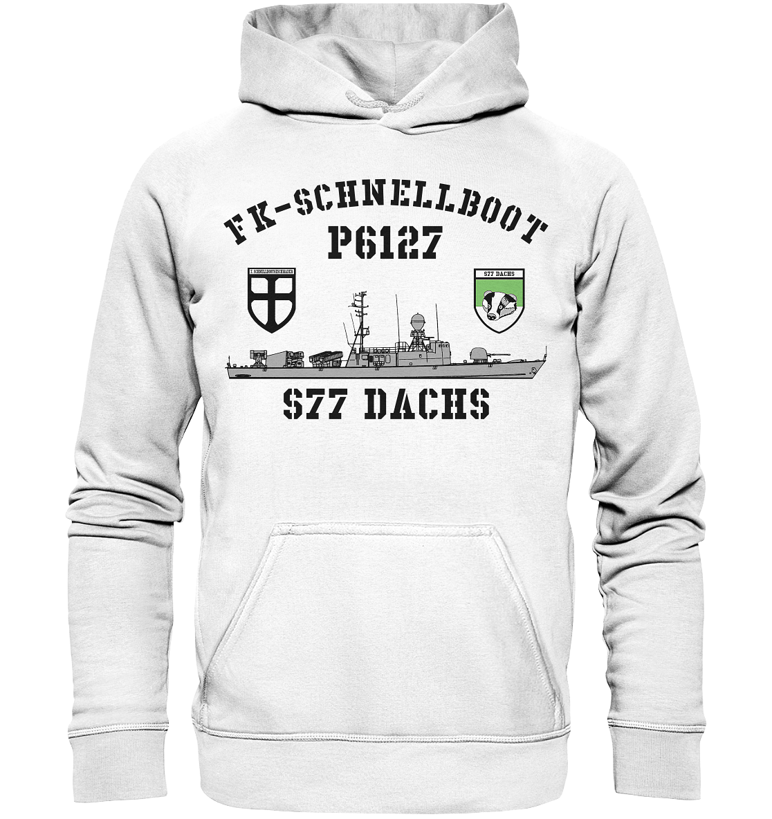 P6127 S77 DACHS 7.SG - Basic Unisex Hoodie