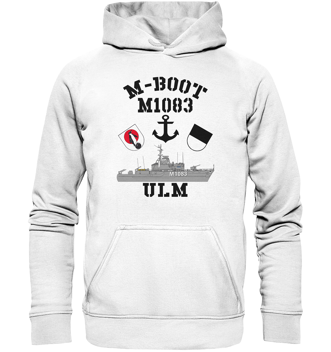 M-Boot M1083 ULM Anker - Basic Unisex Hoodie