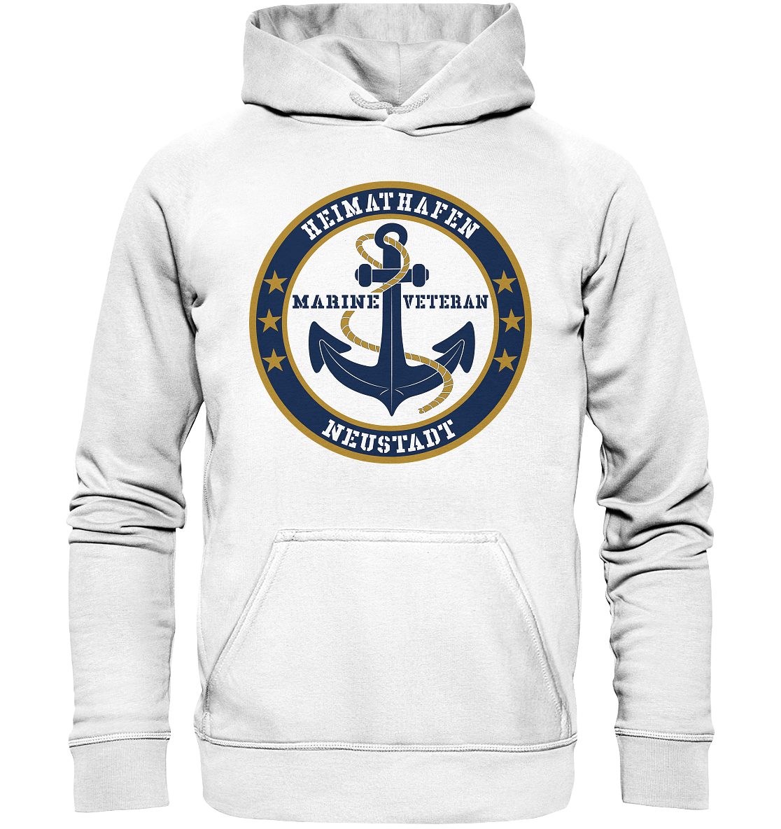 Marine Veteran Heimathafen NEUSTADT - Basic Unisex Hoodie