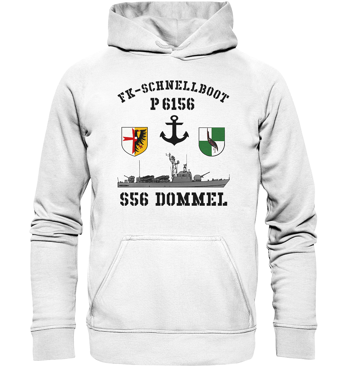 FK-Schnellboot P6156 DOMMEL Anker - Basic Unisex Hoodie