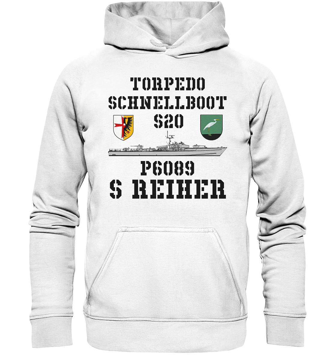 Torpedoschnellboot P6089 REIHER - Basic Unisex Hoodie