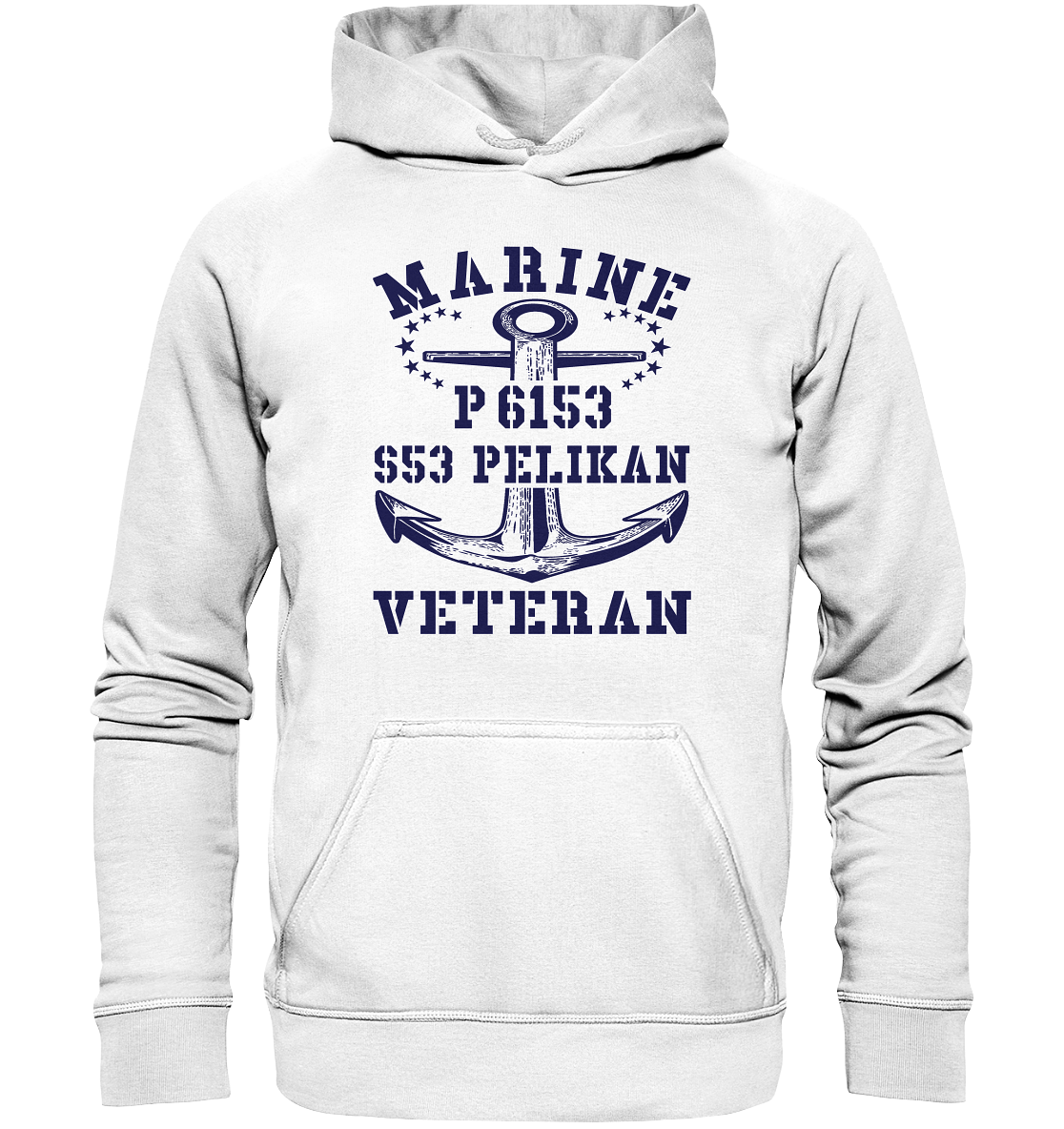 P6153 S53 PELIKAN Marine Veteran - Basic Unisex Hoodie