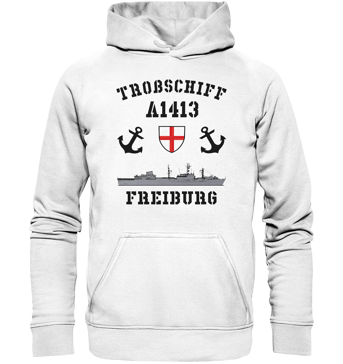 Troßschiff A1413 FREIBURG nach Umbau - Basic Unisex Hoodie
