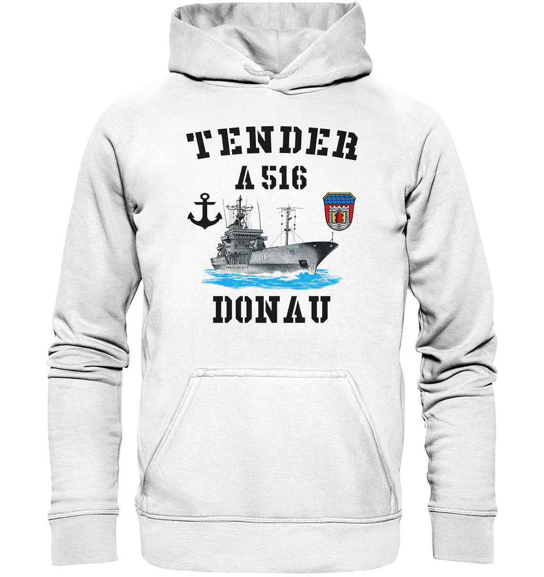 Tender A516 DONAU Anker - Basic Unisex Hoodie