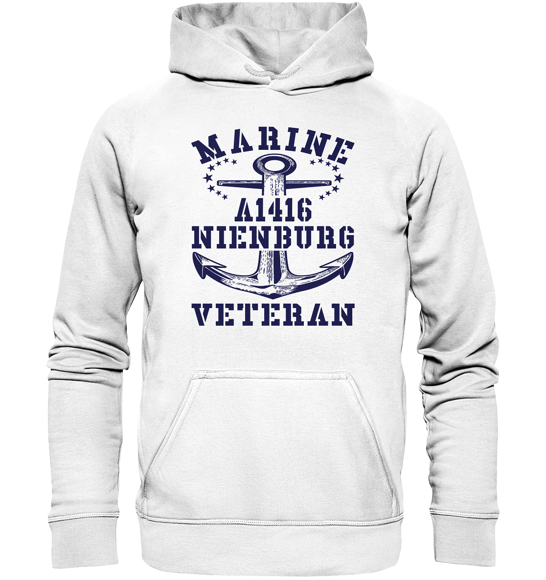 Troßschiff A1416 NIENBURG Marine Veteran - Basic Unisex Hoodie