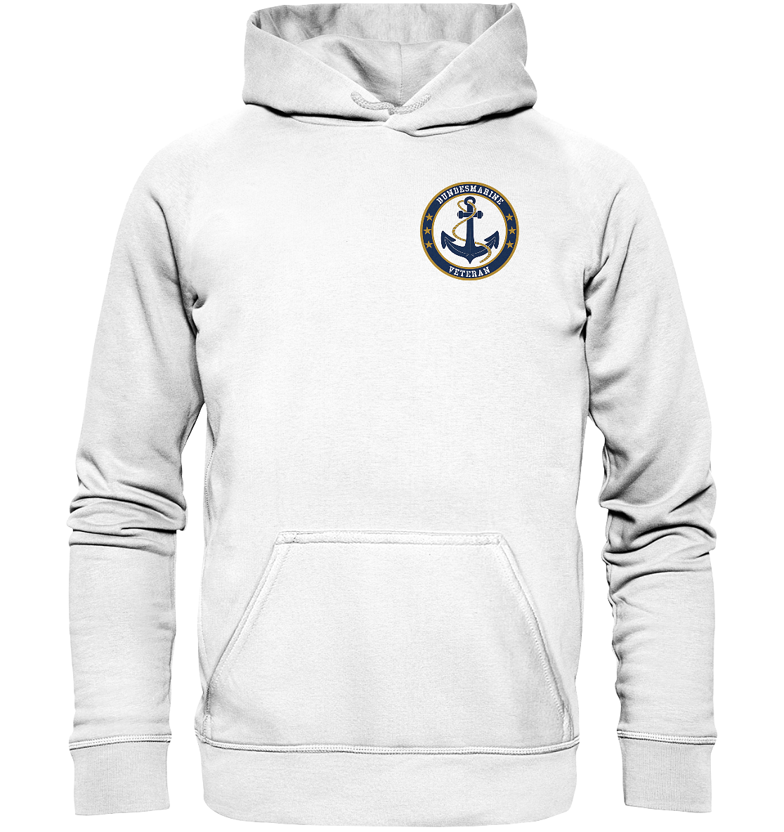 BUNDESMARINE Marine Veteran Brustlogo - Basic Unisex Hoodie