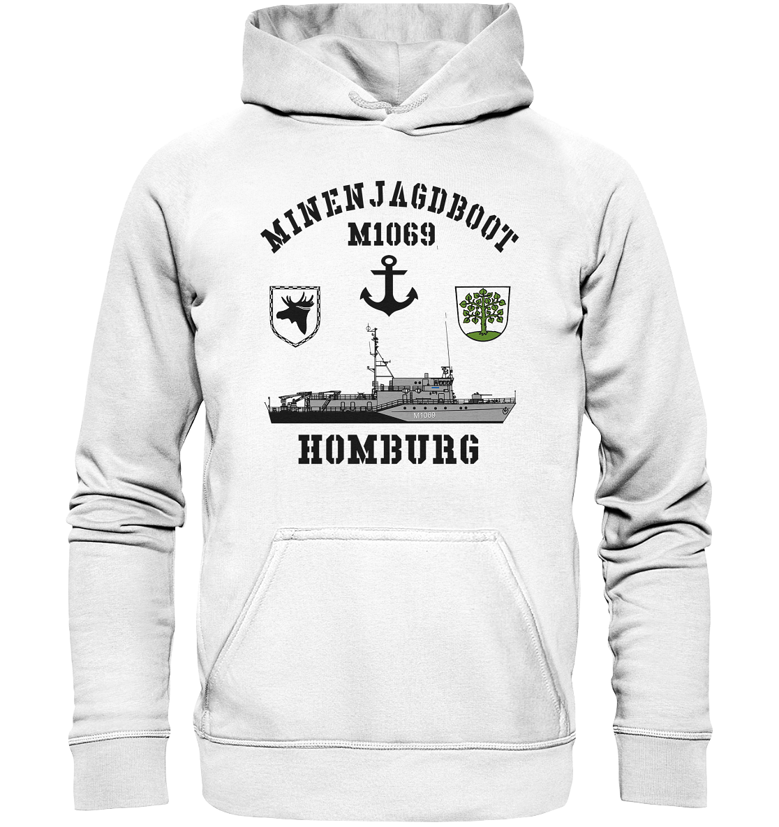 Mij.-Boot M1069 HOMBURG Anker 3.MSG - Basic Unisex Hoodie