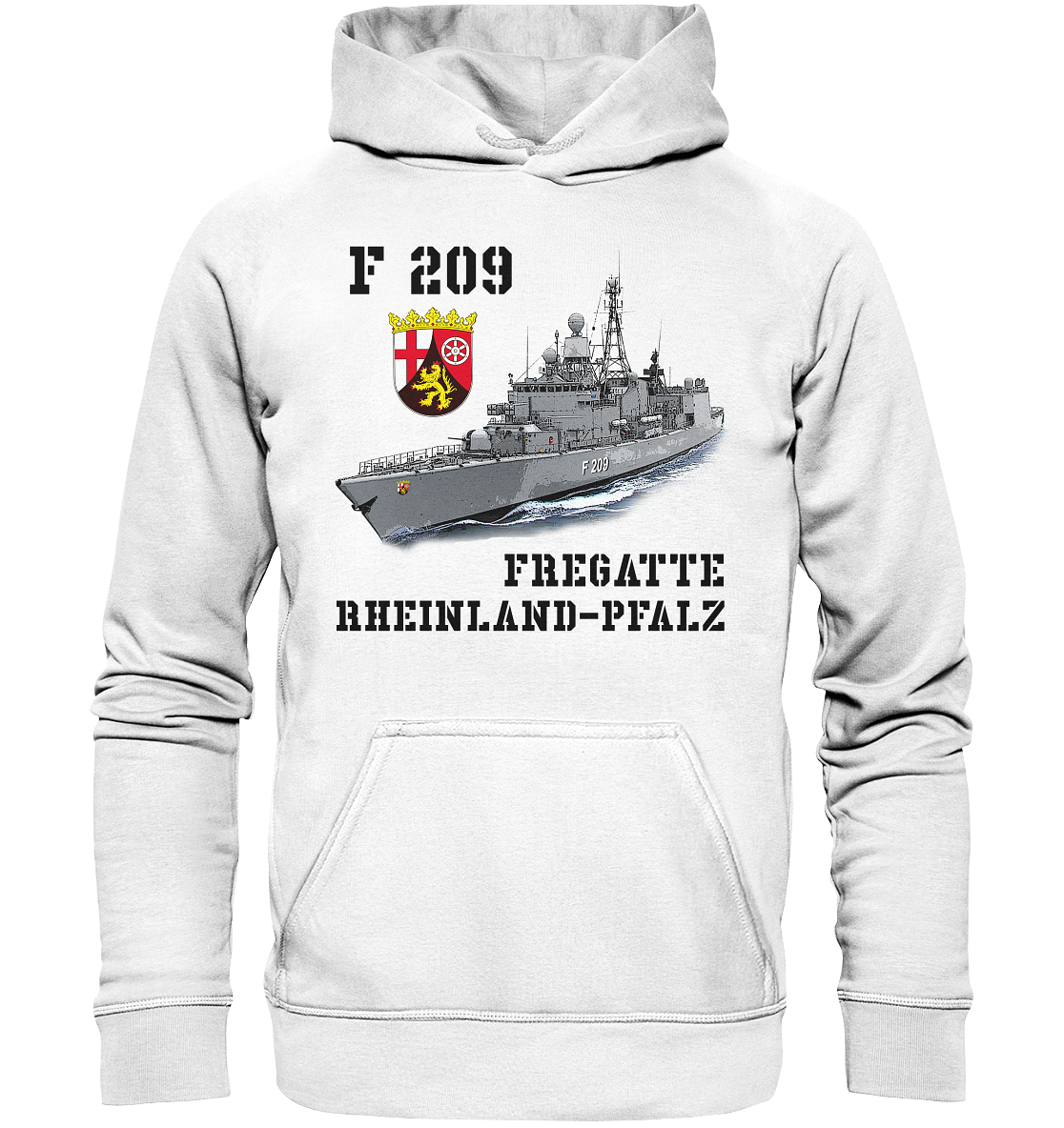 F209 Fregatte RHEINLAND-PFALZ - Basic Unisex Hoodie