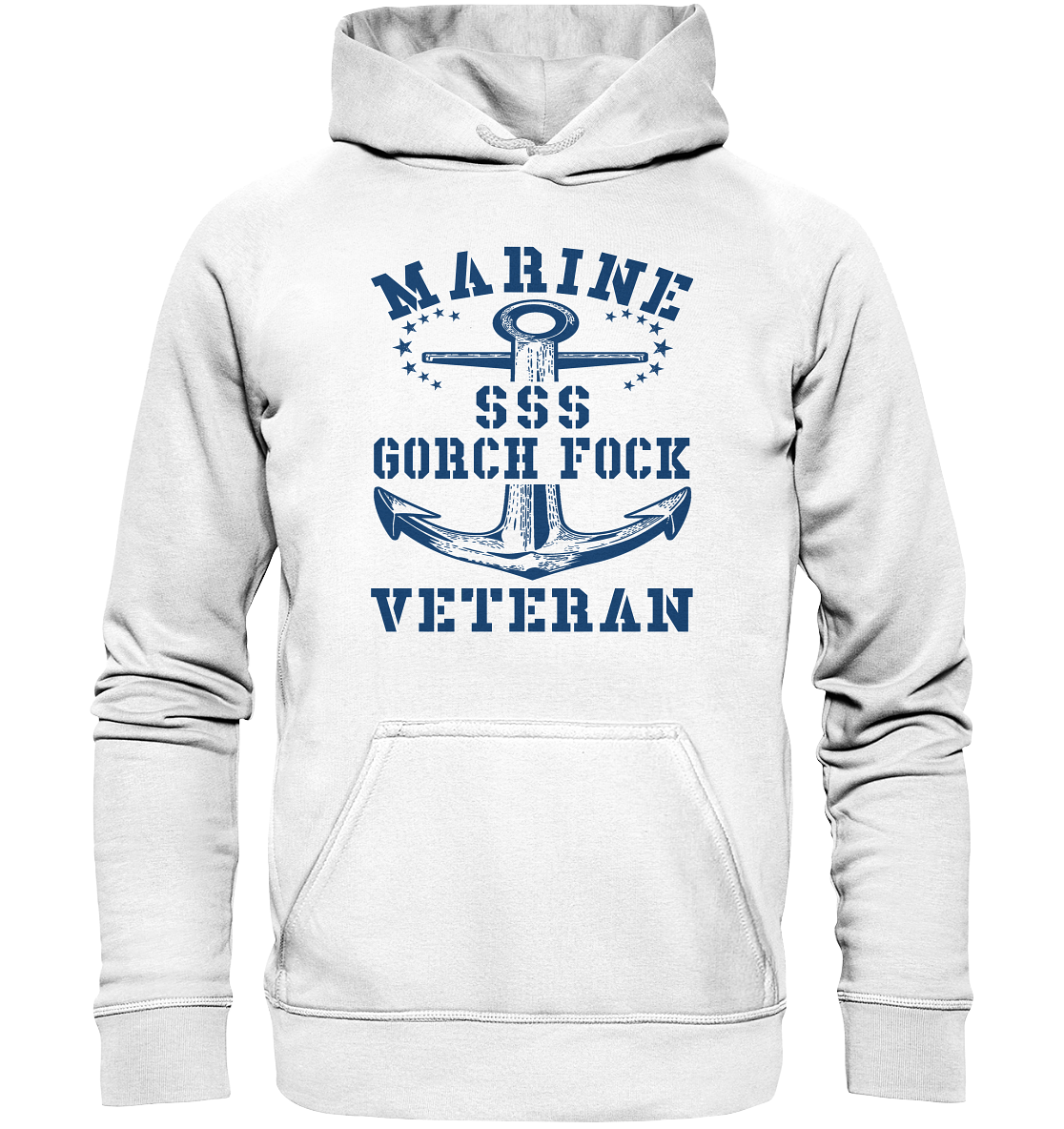 SSS GORCH FOCK MARINE VETERAN - Basic Unisex Hoodie