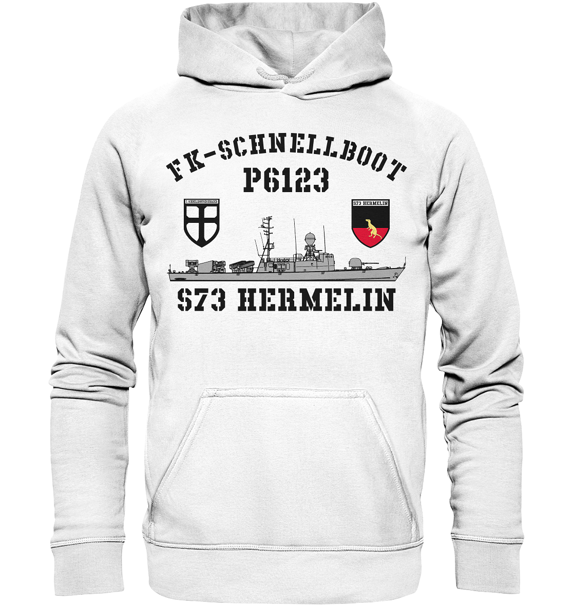 P6123 S73 HERMELIN 7.SG - Basic Unisex Hoodie