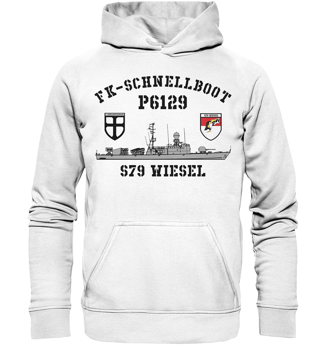 P6129 S79 WIESEL 7.SG - Basic Unisex Hoodie