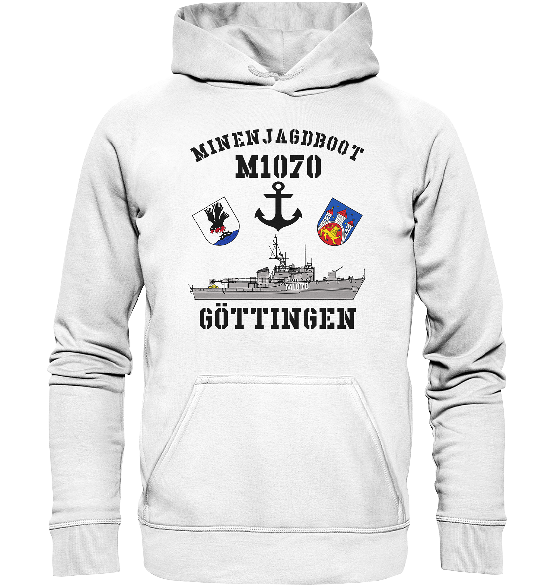Mij.-Boot M1070 GÖTTINGEN Anker - Basic Unisex Hoodie