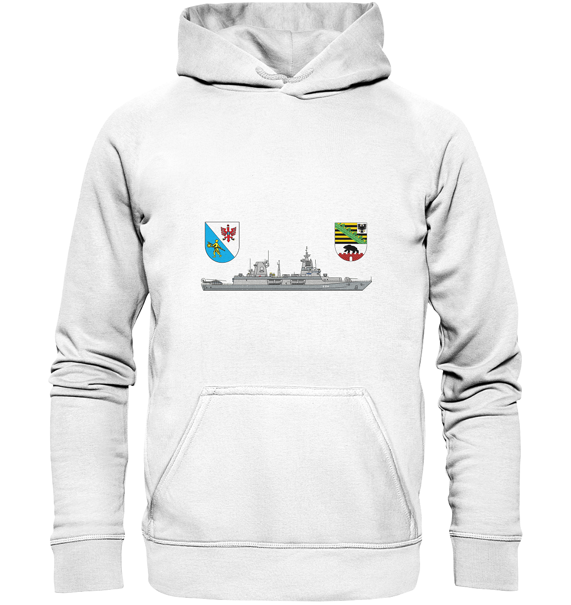 Fregatte F224 SACHSEN-ANHALT Anker - Basic Unisex Hoodie